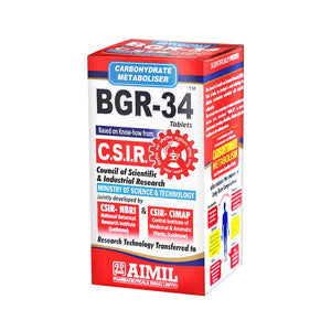 Buy Aimil Pharmaceuticals BGR-34 Tablets UK