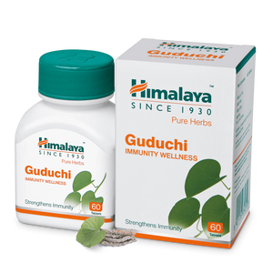 Himalaya Herbal Pure Herb Guduchi (Giloy, Tinospora Cordifolia) Tablets - Immunity